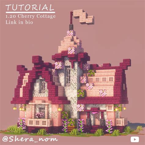 Minecraft 1.20 Cherry Blossom House Tutorial