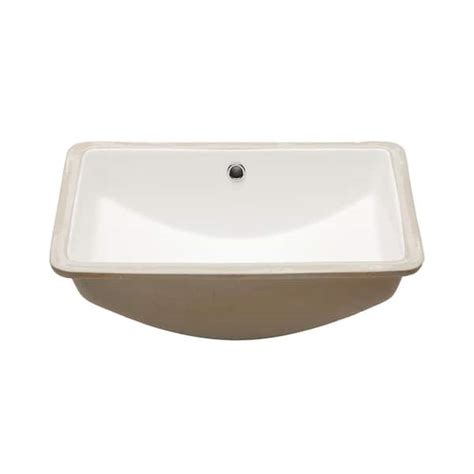 Reviews For Logmey 20 9 In Ceramic Rectangular Undermount Bathroom