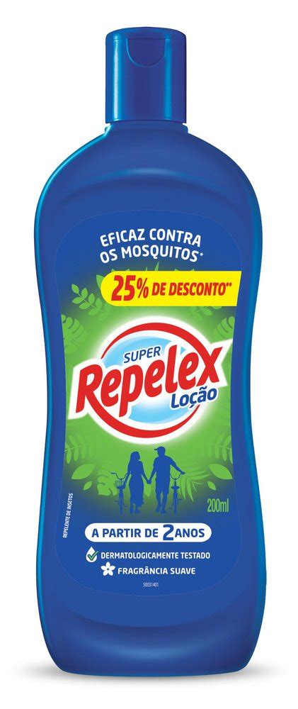 REPELENTE REPELEX LOÇÃO 200ML 25 DE DESCONTO Pague Menos