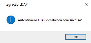 Framework Linha RM Frame Desativa integração do RM LDAP