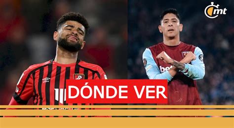 Bournemouth vs West Ham dónde y a qué hora ver EN VIVO partido