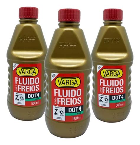 Fluido Freios Varga Trw Dot4 Dot 4 Kit 3 Un Parcelamento Sem Juros