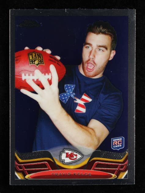 Travis Kelce 2013 Topps Chrome 118 RC Pristine Auction