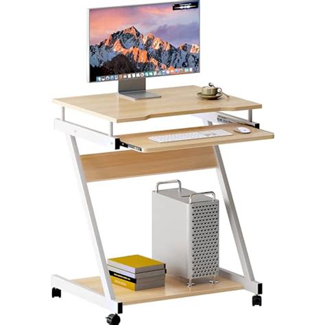 SogesHome Petit Bureau D Ordinateur Avec Plateau Pour Clavier Et