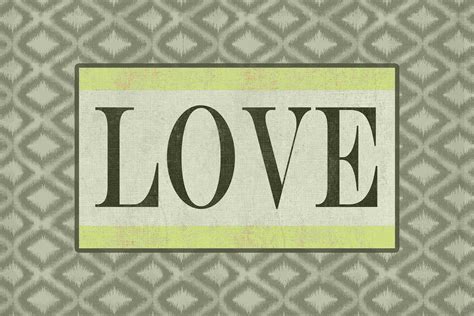 Trinx Simple Neutral Love Wrapped Canvas Textual Art Wayfair