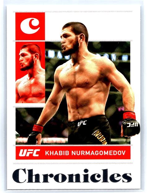 Panini Chronicles Ufc Paper Base Card Khabib Nurmagomedov Ebay