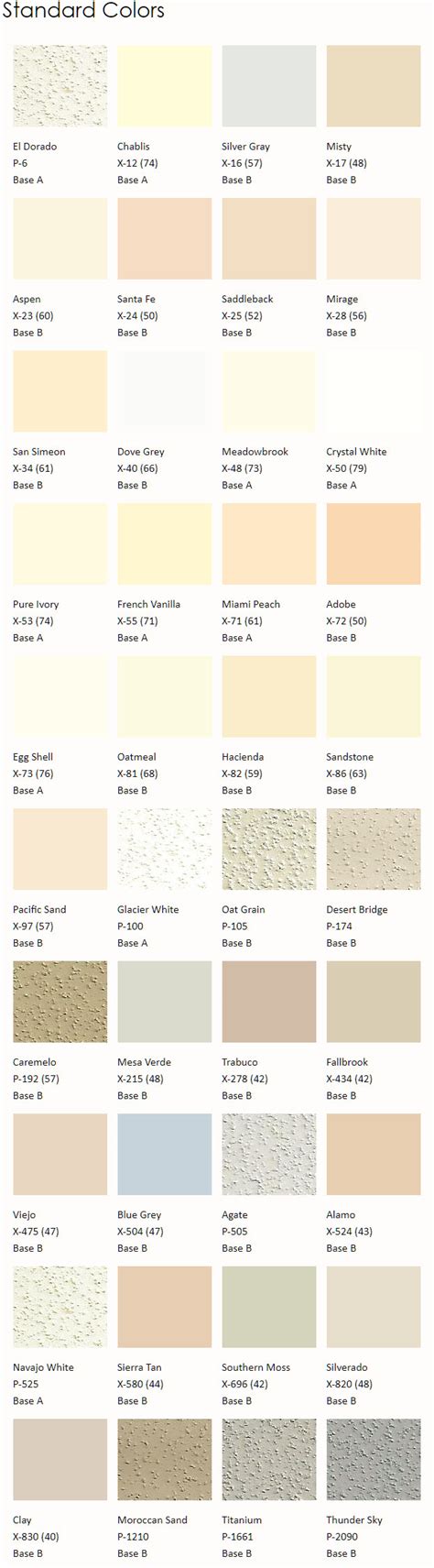 Of The Most Popular Stucco Color Charts All In One Place Off