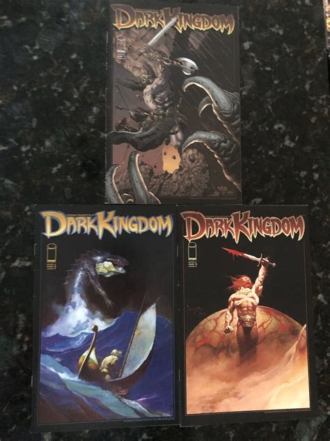 Frank Frazettas Dark Kingdom 1b 2a 3a Image Comics Ebay