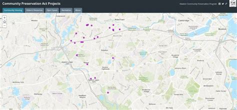 Newton Community Preservation Act New Interactive Map Ournewton Org