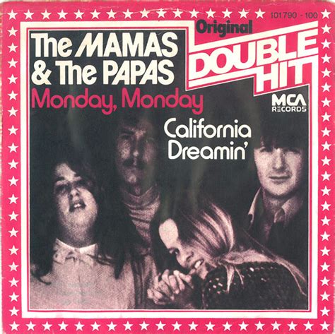 The Mamas And The Papas Monday Monday California Dreamin 1980 Vinyl Discogs