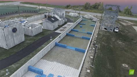 In Sky Aerial 3 D Model Swift Water Flood Training Swft Facility