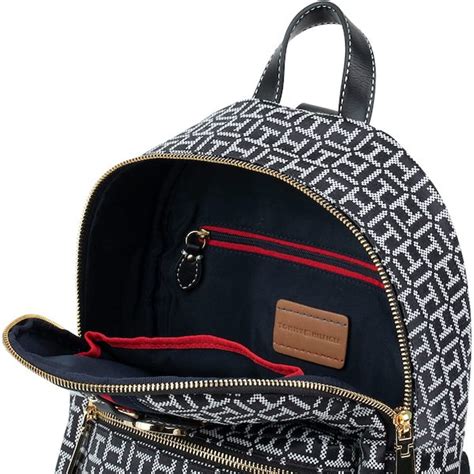 Tommy Hilfiger Batoh Jaden Backpack Black White