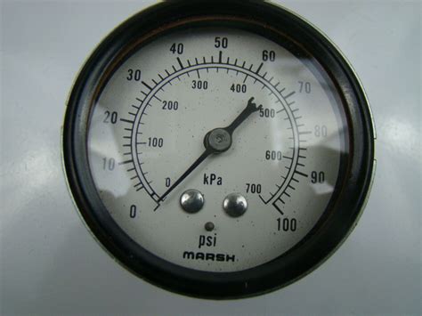 Marsh Pressure Gauge 100 Psi J6048 EBay