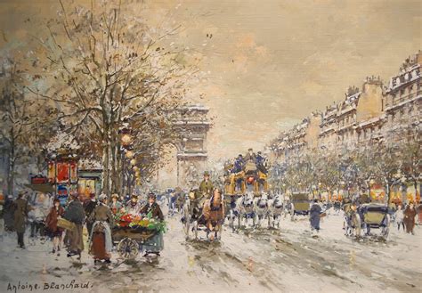 Avenue Champs Elysees Antoine Blanchard