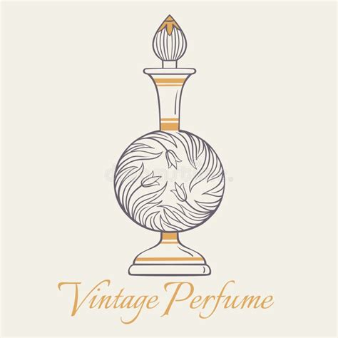 PERFUME BOX VINTAGE DESIGNS PACKGING Stock Vector Illustration Of