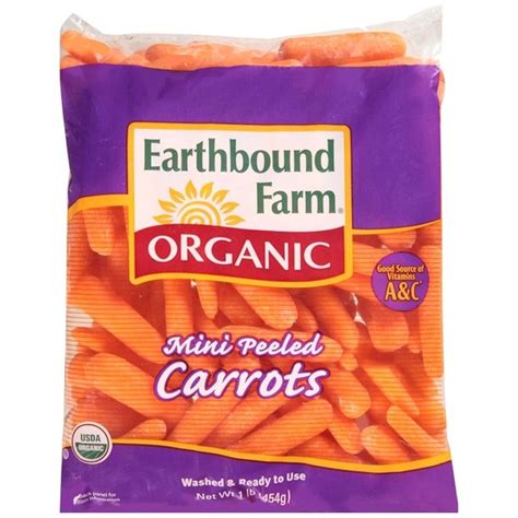 Organic Mini Peeled Carrots 1 Lb Bag Instacart