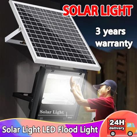 Solar Lights Flood 40W 60W 100W 200W 300W LED Outdoor Street IP67