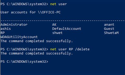 How To Delete User Account In Windows