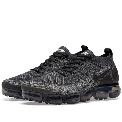 Nike Air Vapormax Flyknit 2 Black And Dark Grey End Au