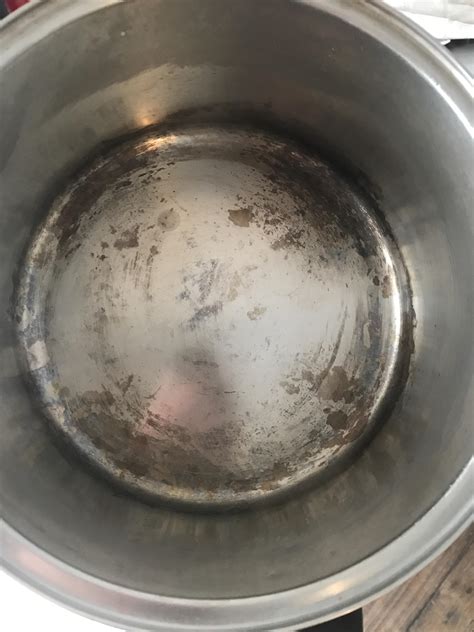 How To Remove These Stains From A Stainless Steel Pot Rhowto