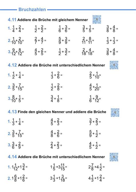 Brüche 6 Klasse Aufgaben pdf Mathe brüche Mathematik lernen Lernen