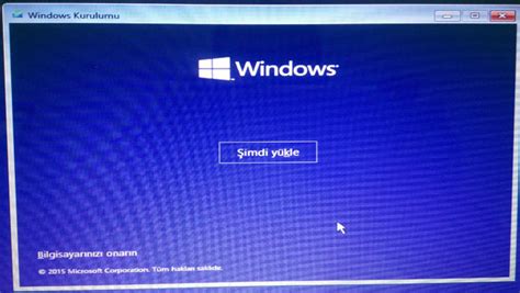 Windows 10 Yükleme Resimli