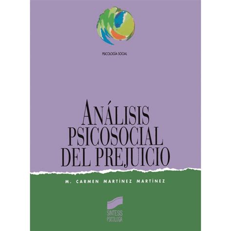 Libros De Psicolog A An Lisis Psicosocial Del Prejuicio