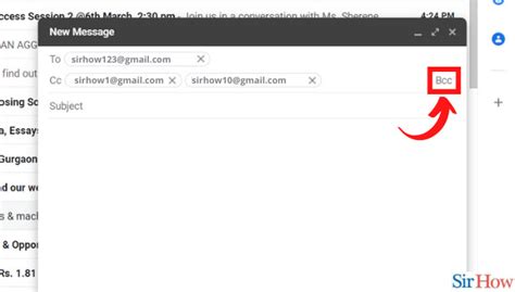 How To Use Cc Bcc In Gmail On Desktop 6 Steps With Pictures