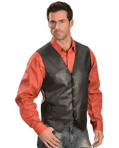 Scully Vests Leather Vests For Men Sheplers