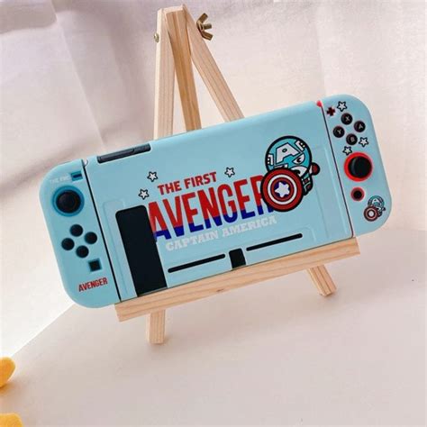 Avengers Switch Case Switch Shell Captain America Soft Iron | Etsy