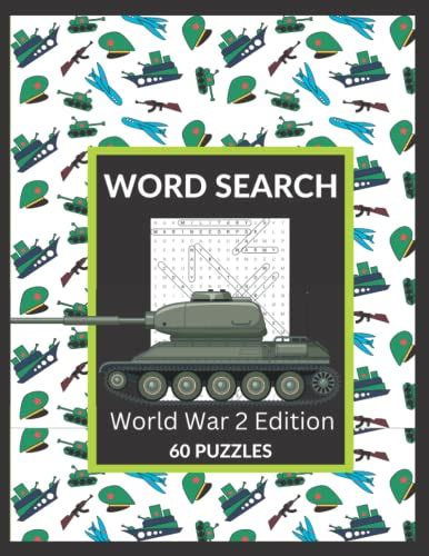 Word Search World War 2 Edition Word Search Puzzles Book For Adults