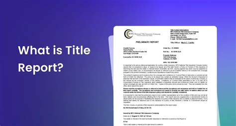 Title Report What It Is An Overview Examples And Faqs