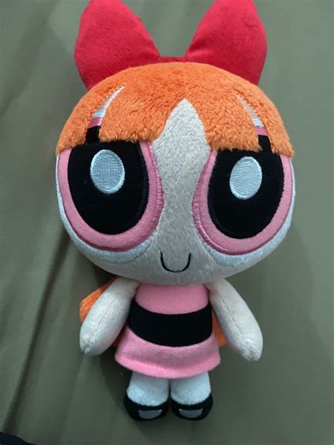 Powerpuff Girls Blossom Plush Toy 20cm Authentic Cartoon Network Hobbies And Toys Toys And Games