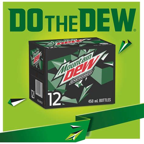 Mountain Dew Energised Soft Drink Bottles Multipack Ml X Pack