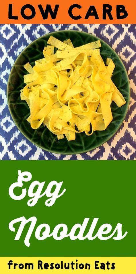 Keto Egg Noodles Recipe Low Carb Noodles Keto Recipes Egg And