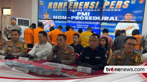 Detik Detik 24 Orang Perekrut PMI Ilegal Dibekuk Polresta Barelang