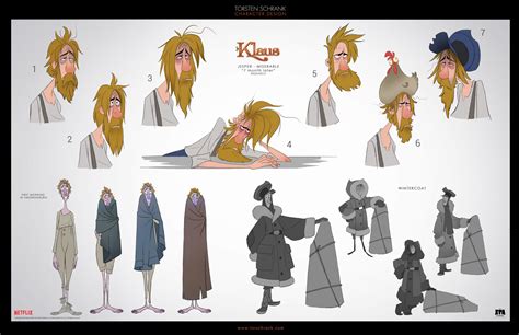 KLAUS (NETFLIX) - TORSTEN SCHRANK CHARACTER DESIGN