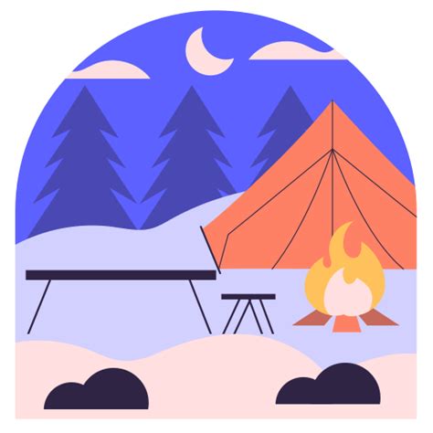 Winter Camp Stickers Free Nature Stickers