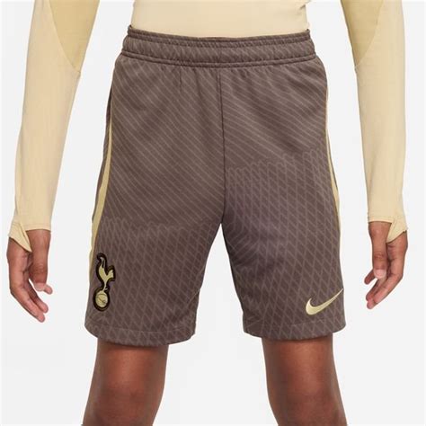 Tottenham Short d Entraînement Dri FIT Strike Marron Doré Enfant