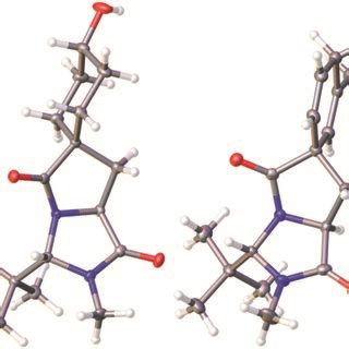 A X Ray Crystal Structure Of 13b B X Ray Crystal Structure Of 24d