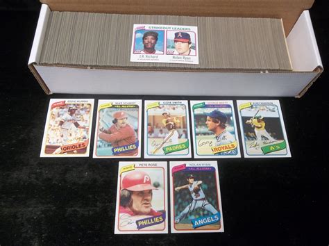 Lot Detail - 1980 Topps Baseball Complete Set of 726