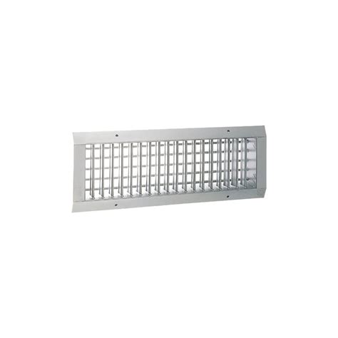 Grille de soufflage acier peint GCF double déflexion 800x225 mm 528151