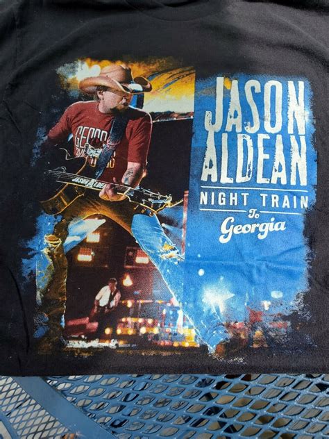 Jason Aldean The Night Train To Georgia Tour 2014 Tshirt Flga Line