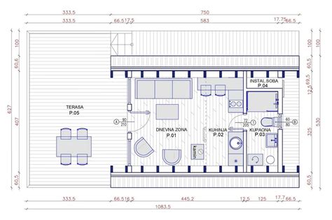 KAMPA CASA planinska kuća TIP KC 30 28 m2 Montažne i drvene kuće