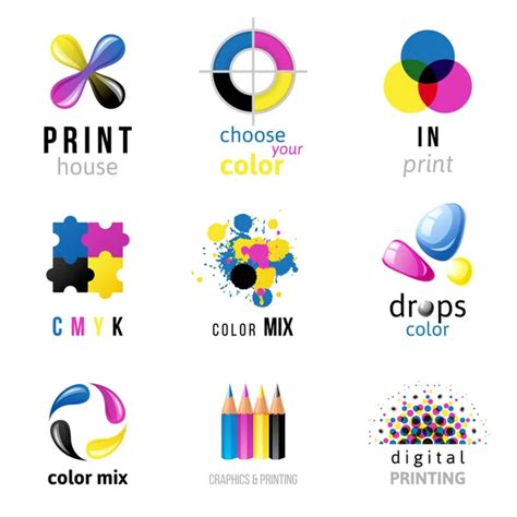 Cmyk Logo Template Stock Vector Image By ©martm 63874775