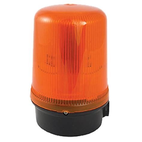 Feu tournant compact 20W 230Vac Orange 150xø100mm IP65 au meilleur prix