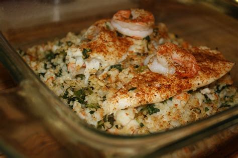 Baked Tilapia With Shrimp Stuffing Baked Tilapia Yummy Seafood Fish