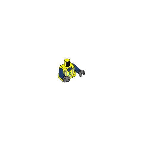 LEGO Police Officer Female Minifig Torso 973 76382 Brick Owl