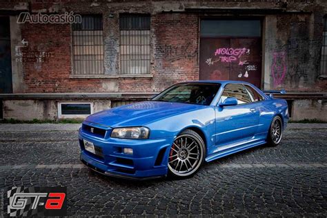 Paul Walkers Nissan Skyline Gtr R34 Fast Furious 4 On Display