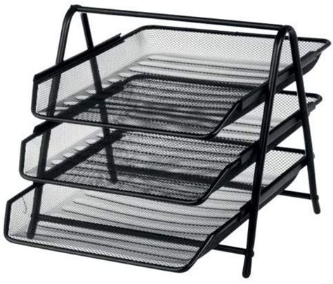 Landa Wire Mesh Metal Desk Letter Tray Set 3 Tier Shop Today Get